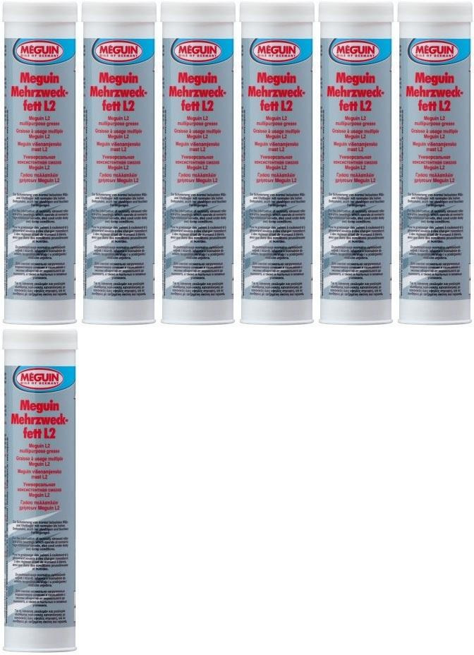 Meguin 4770 Mehrzweckfett L2 Fett Kartusche 7x 400 Gramm