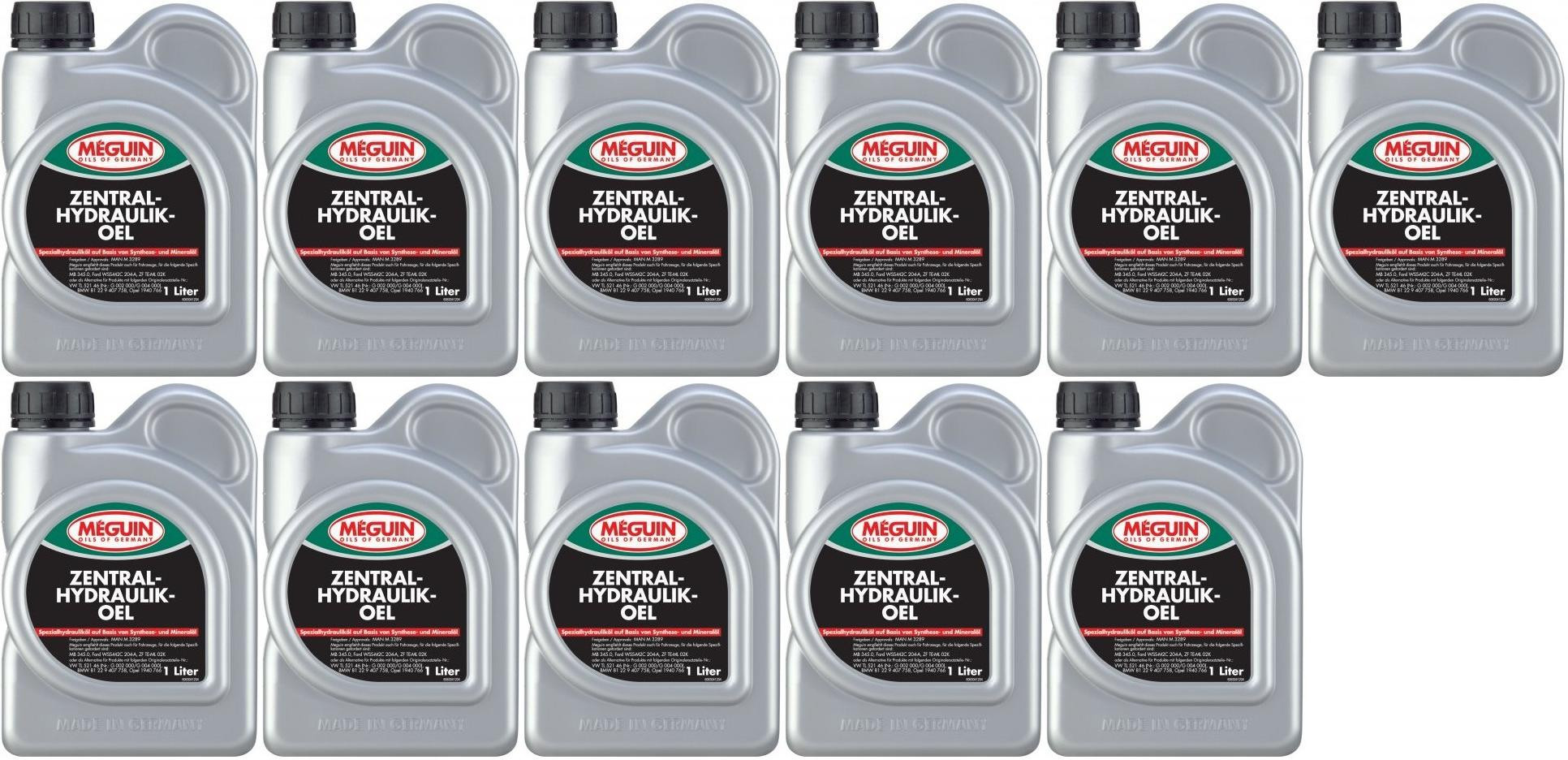 Meguin megol 6304 Zentralhydraulikoel 11x 1l = 11 Liter
