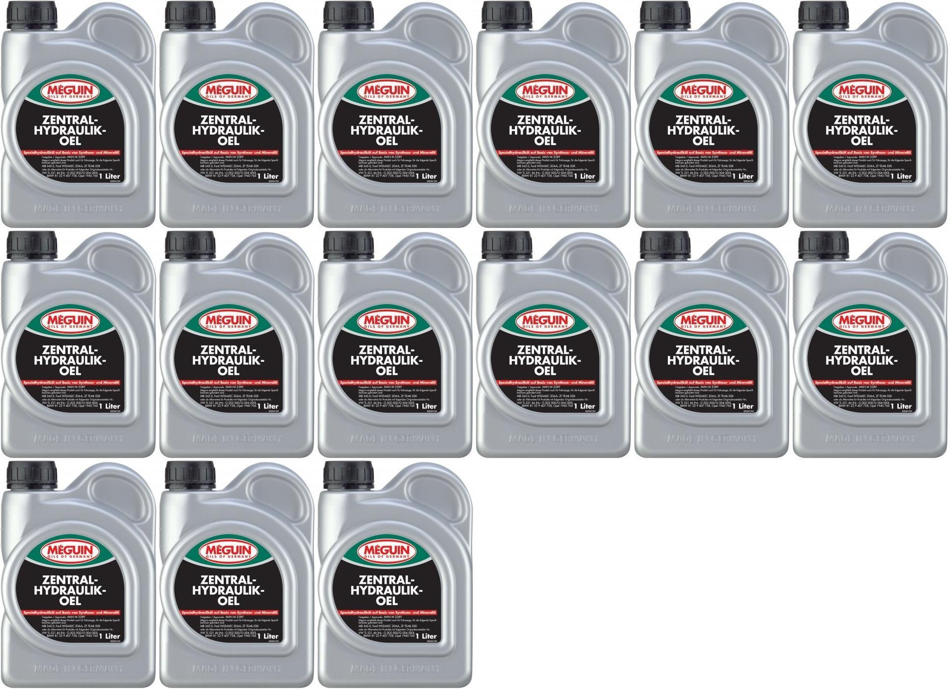 Meguin megol 6304 Zentralhydraulikoel 15x 1l = 15 Liter