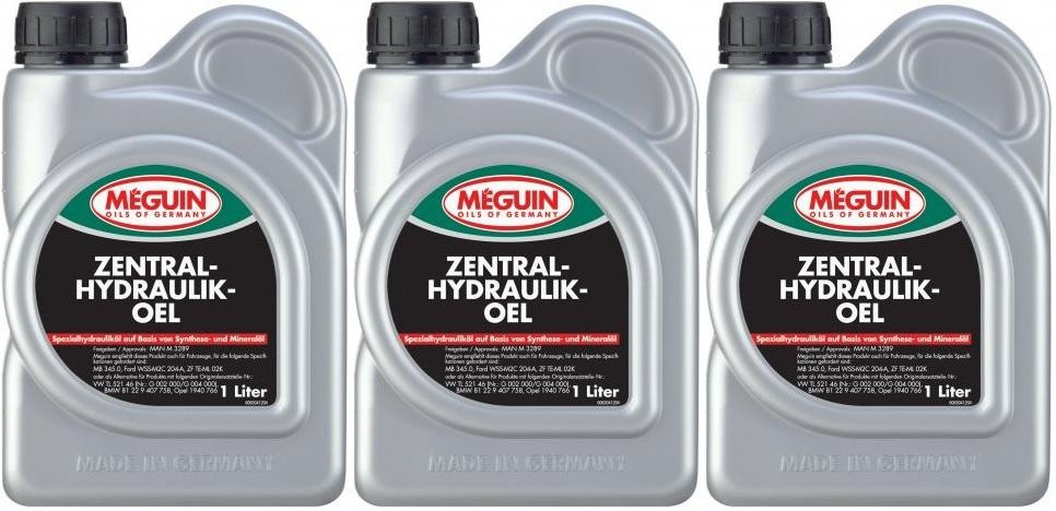 Meguin megol 6304 Zentralhydraulikoel 3x 1l = 3 Liter