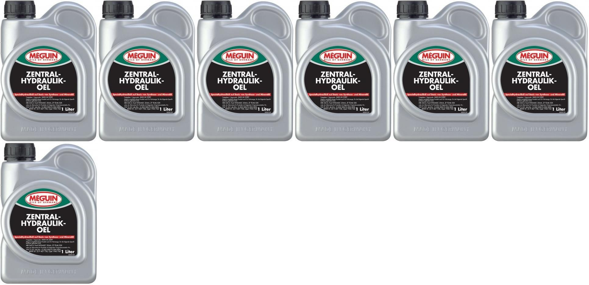 Meguin megol 6304 Zentralhydraulikoel 7x 1l = 7 Liter