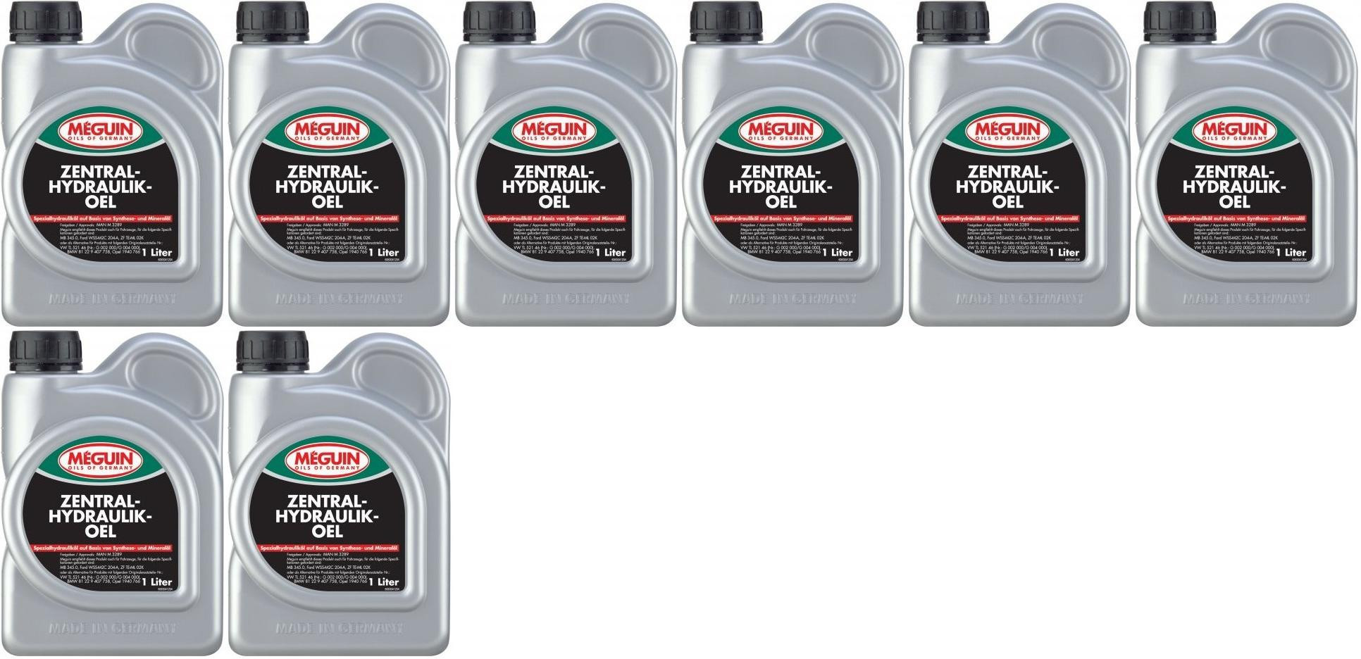 Meguin megol 6304 Zentralhydraulikoel 8x 1l = 8 Liter