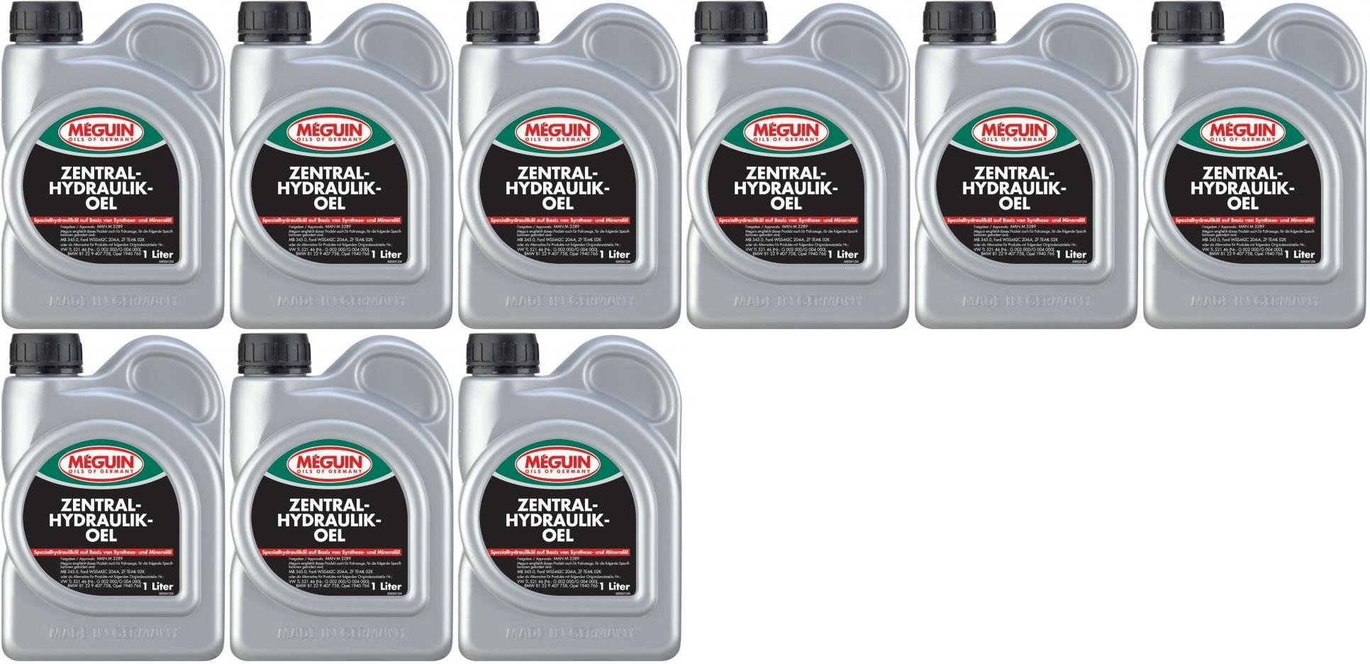 Meguin megol 6304 Zentralhydraulikoel 9x 1l = 9 Liter