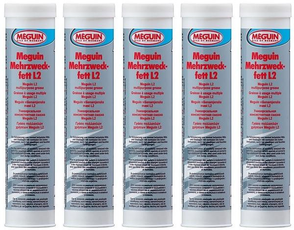 Meguin 4774 Mehrzweckfett L2 1kg Fett Dose 5x 1l = 5 Liter