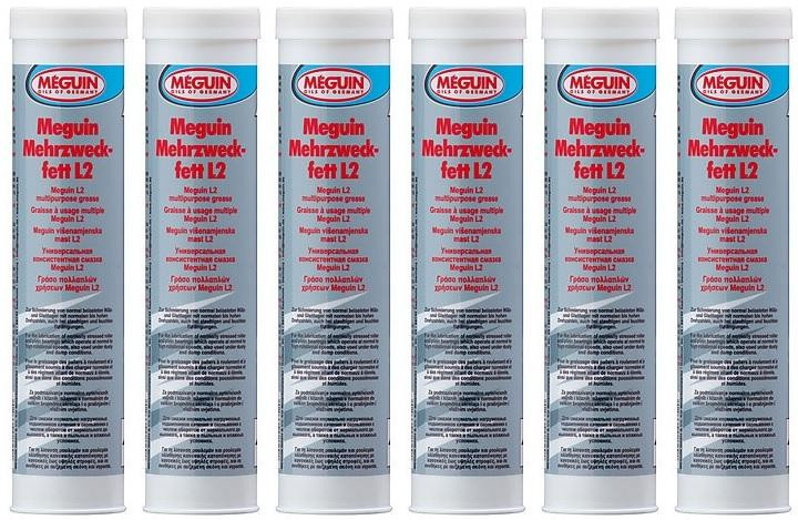 Meguin 4774 Mehrzweckfett L2 1kg Fett Dose 6x 1l = 6 Liter