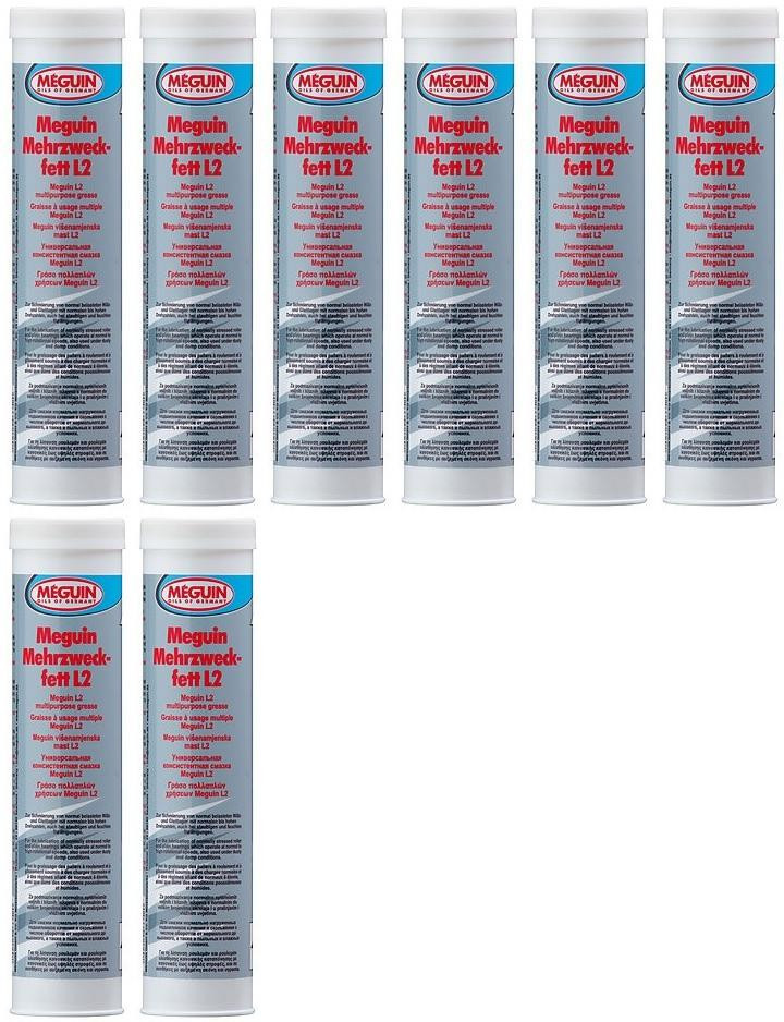 Meguin 4774 Mehrzweckfett L2 1kg Fett Dose 8x 1l = 8 Liter