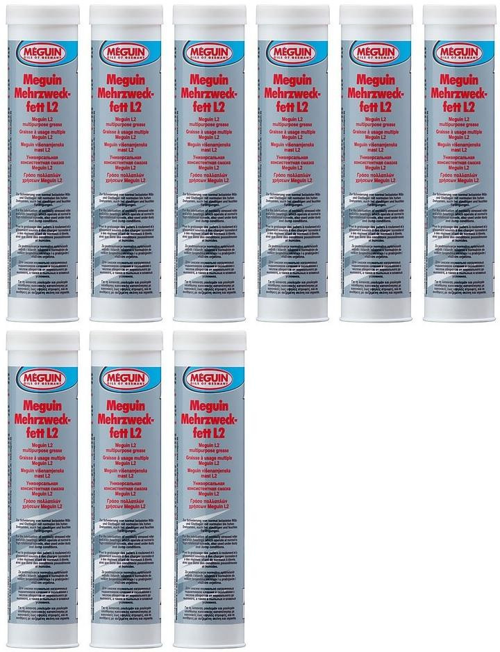 Meguin 4774 Mehrzweckfett L2 1kg Fett Dose 9x 1l = 9 Liter