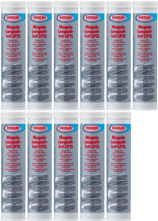 Meguin 9030 Langzeitfett LP2L Lube Shuttle Fett Kartusche 11x 400 Gramm