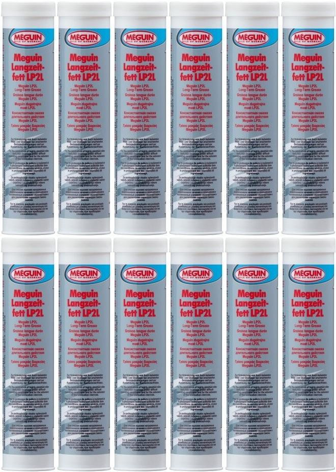 Meguin 9030 Langzeitfett LP2L Lube Shuttle Fett Kartusche 12x 400 Gramm