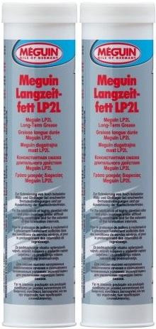Meguin 9030 Langzeitfett LP2L Lube Shuttle Fett Kartusche 2x 400 Gramm