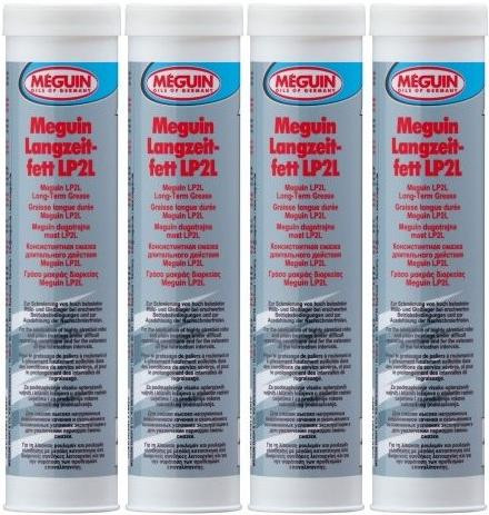 Meguin 9030 Langzeitfett LP2L Lube Shuttle Fett Kartusche 4x 400 Gramm