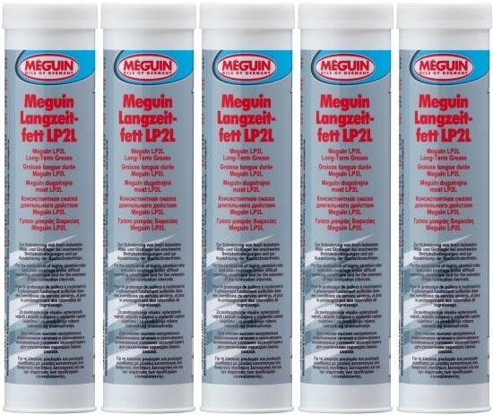 Meguin 9030 Langzeitfett LP2L Lube Shuttle Fett Kartusche 5x 400 Gramm