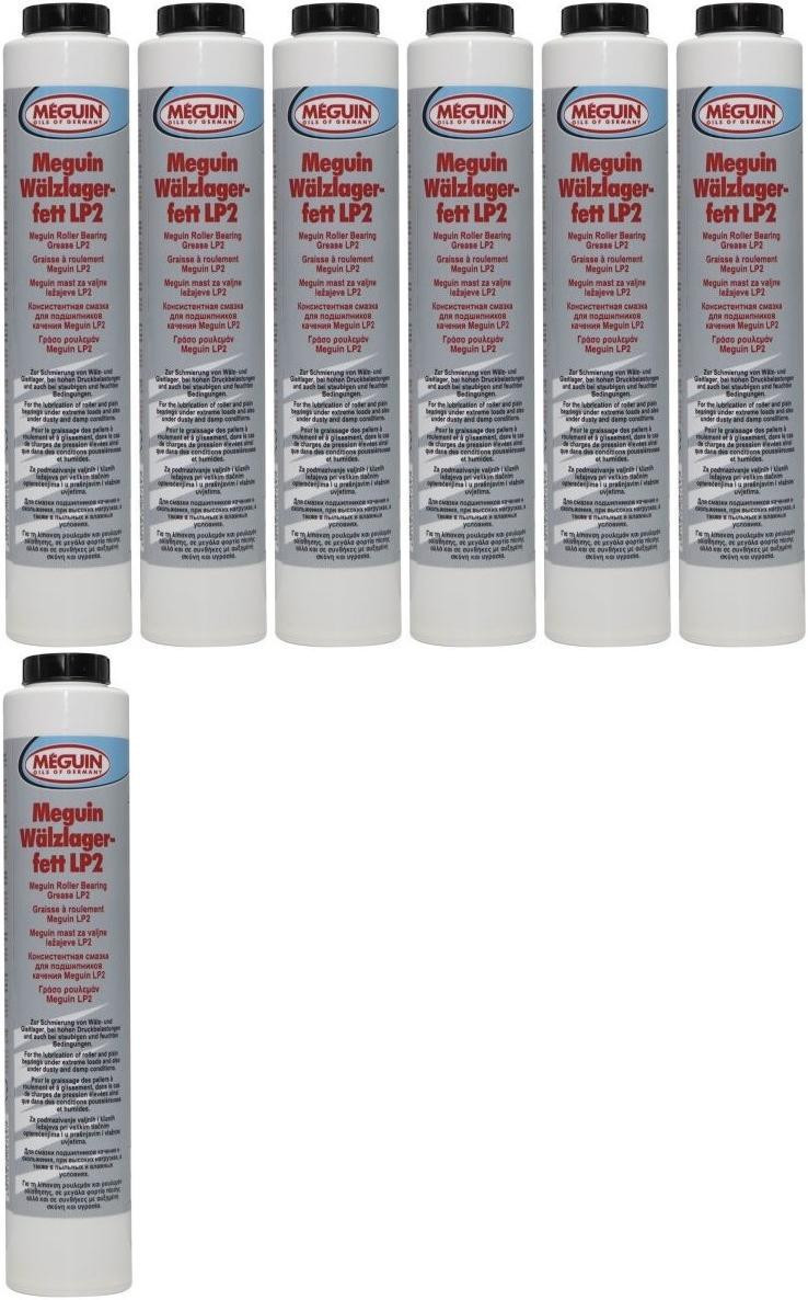 Meguin 9029 Wälzlagerfett LP2 Lube Shuttle Fett Kartusche 7x 400 Gramm