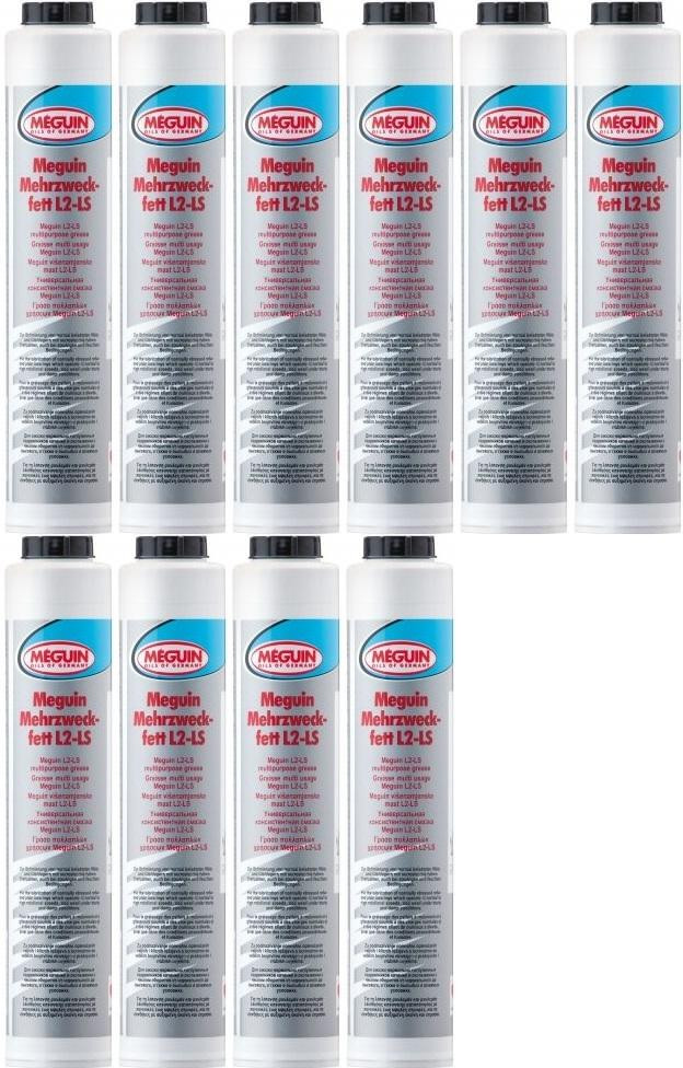 Meguin 9028 Mehrzweckfett L2 Lube Shuttle Fett Kartusche 10x 400 Gramm