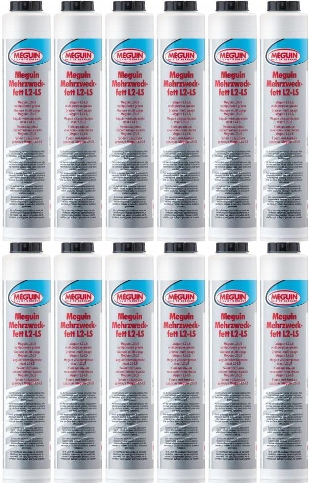 Meguin 9028 Mehrzweckfett L2 Lube Shuttle Fett Kartusche 12x 400 Gramm
