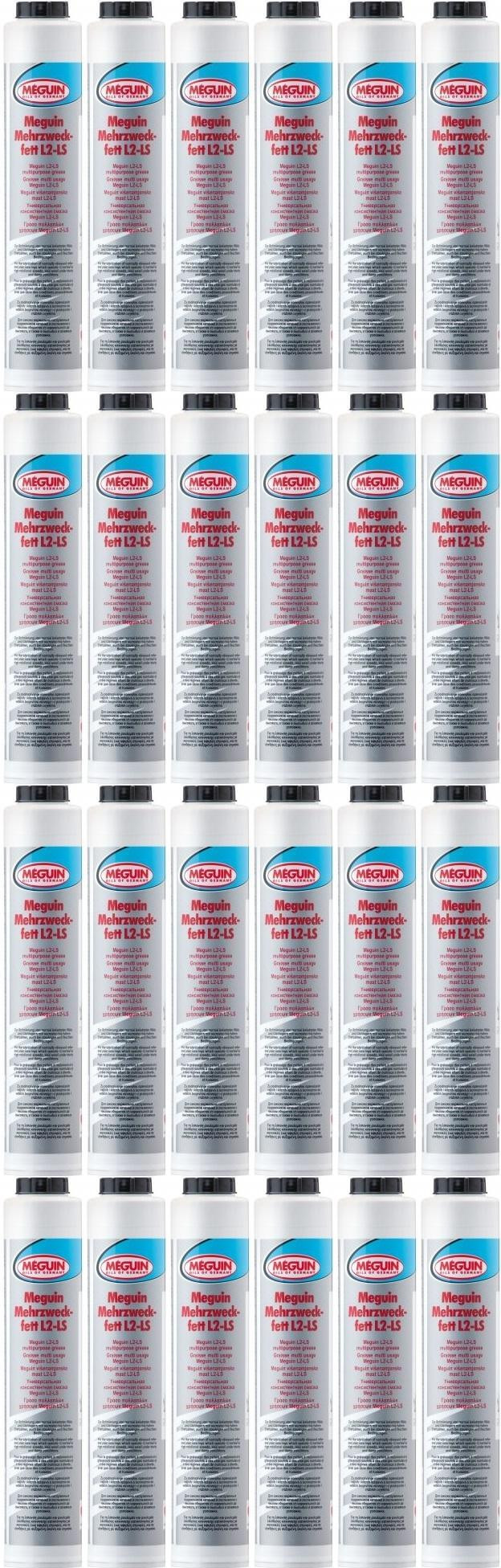Meguin 9028 Mehrzweckfett L2 Lube Shuttle Fett Kartusche 24x 400 Gramm