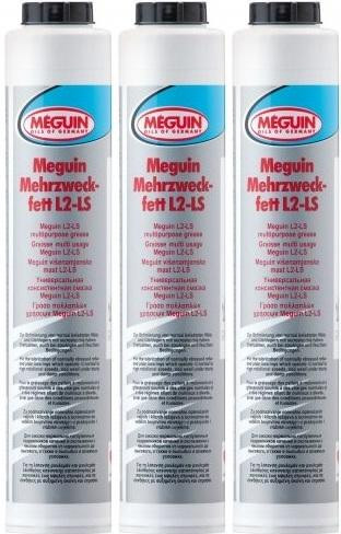 Meguin 9028 Mehrzweckfett L2 Lube Shuttle Fett Kartusche 3x 400 Gramm
