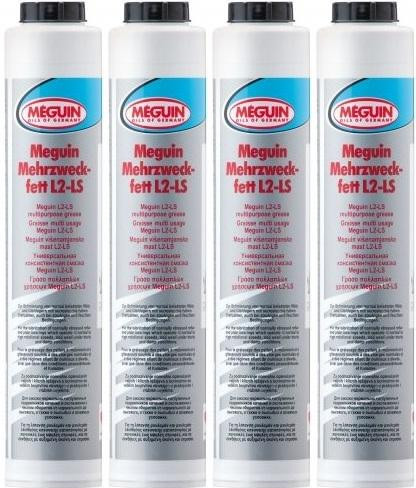 Meguin 9028 Mehrzweckfett L2 Lube Shuttle Fett Kartusche 4x 400 Gramm