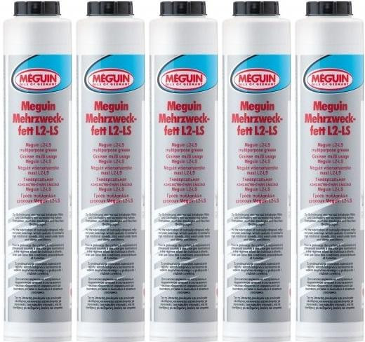 Meguin 9028 Mehrzweckfett L2 Lube Shuttle Fett Kartusche 5x 400 Gramm