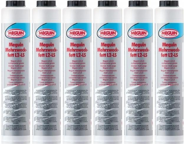 Meguin 9028 Mehrzweckfett L2 Lube Shuttle Fett Kartusche 6x 400 Gramm