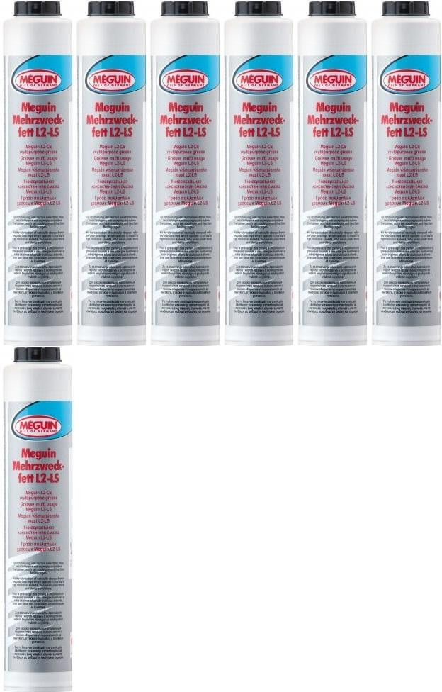 Meguin 9028 Mehrzweckfett L2 Lube Shuttle Fett Kartusche 7x 400 Gramm