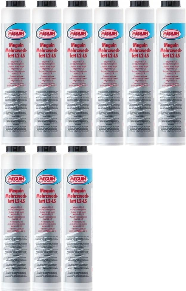 Meguin 9028 Mehrzweckfett L2 Lube Shuttle Fett Kartusche 9x 400 Gramm