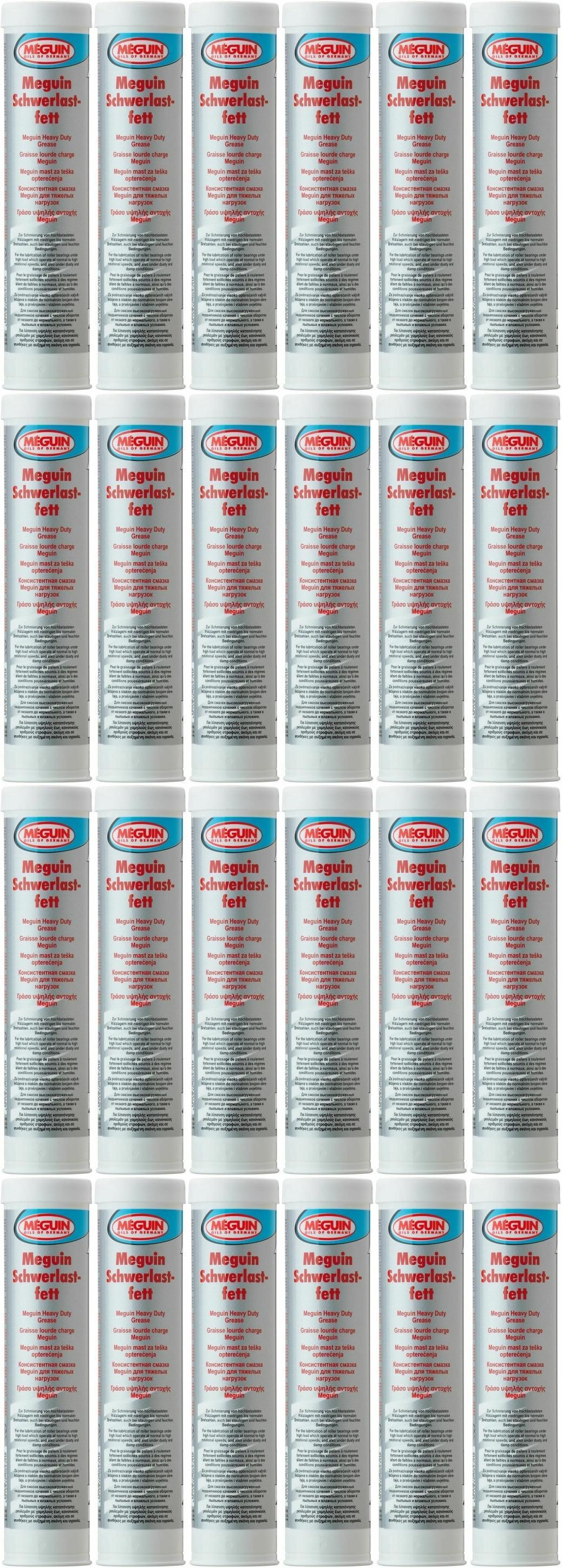 Meguin 8434 Schwerlastfett Fett Kartusche 24x 400 Gramm