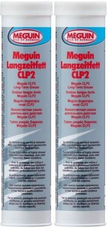Meguin 6684 Langzeitfett C2LP Fett Kartusche 2x 400 Gramm