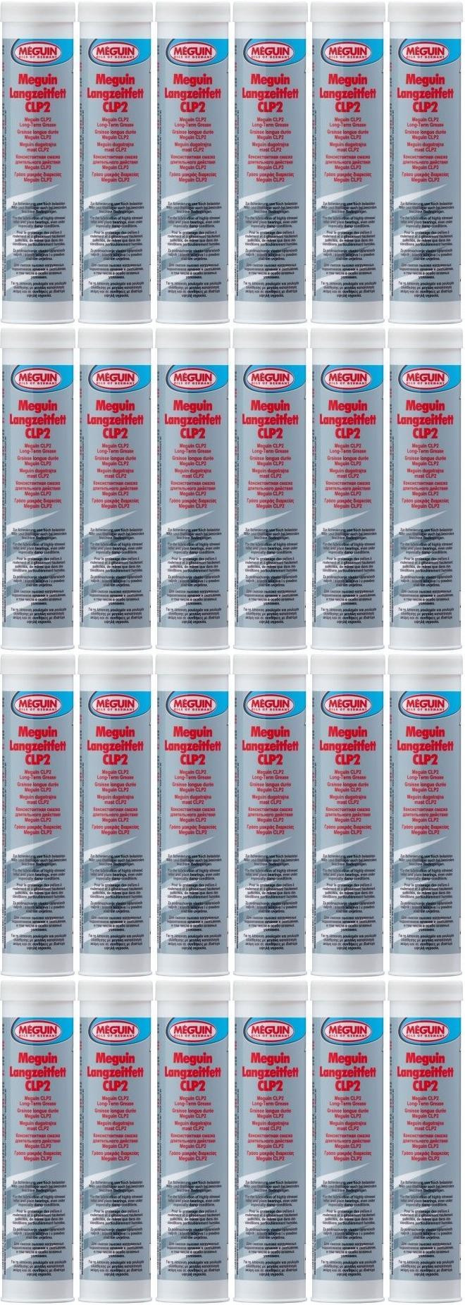 Meguin 6684 Langzeitfett C2LP Fett Kartusche 24x 400 Gramm