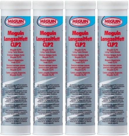 Meguin 6684 Langzeitfett C2LP Fett Kartusche 4x 400 Gramm