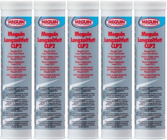 Meguin 6684 Langzeitfett C2LP Fett Kartusche 5x 400 Gramm
