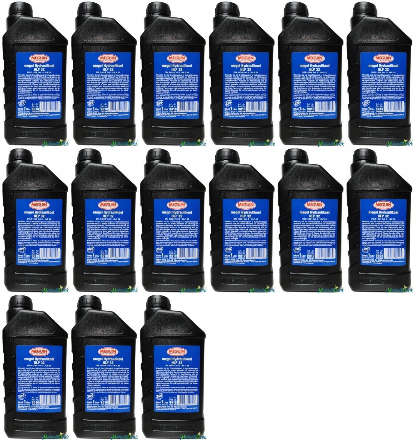 Meguin 9010 Hydraulikoel HLP 32 15x 1l = 15 Liter