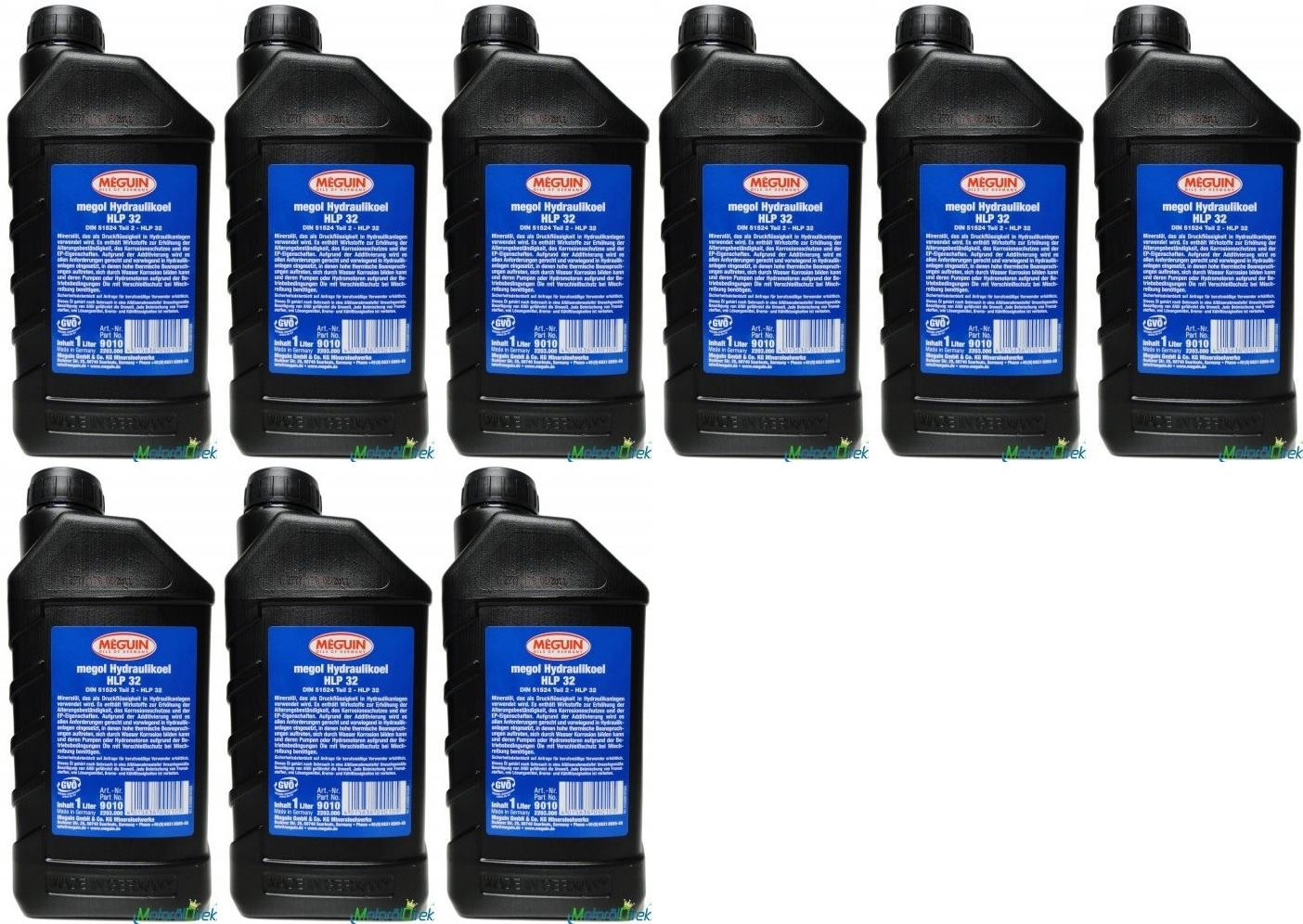 Meguin 9010 Hydraulikoel HLP 32 9x 1l = 9 Liter