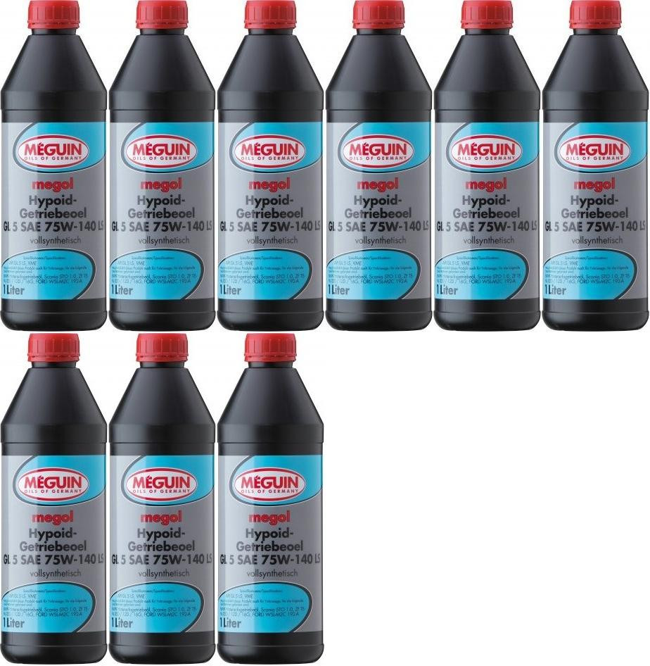 Meguin megol 3536 Hypoid-Getriebeoel GL5 SAE 75W-140 LS 9x 1l = 9 Liter