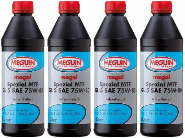 Meguin megol 9435 Spezial MTF GL5 SAE 75W-80 4x 1l = 4 Liter