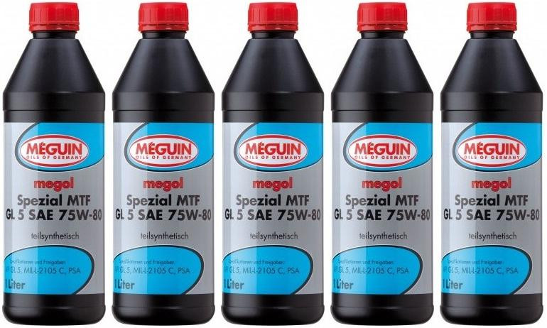 Meguin megol 9435 Spezial MTF GL5 SAE 75W-80 5x 1l = 5 Liter