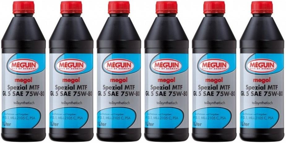 Meguin megol 9435 Spezial MTF GL5 SAE 75W-80 6x 1l = 6 Liter