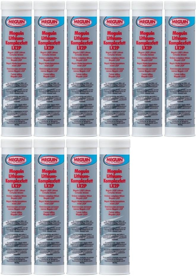 Meguin megol 8645 Meguin megol Lithium-Komplexfett LX2P Kartusche 10x 400 Gramm