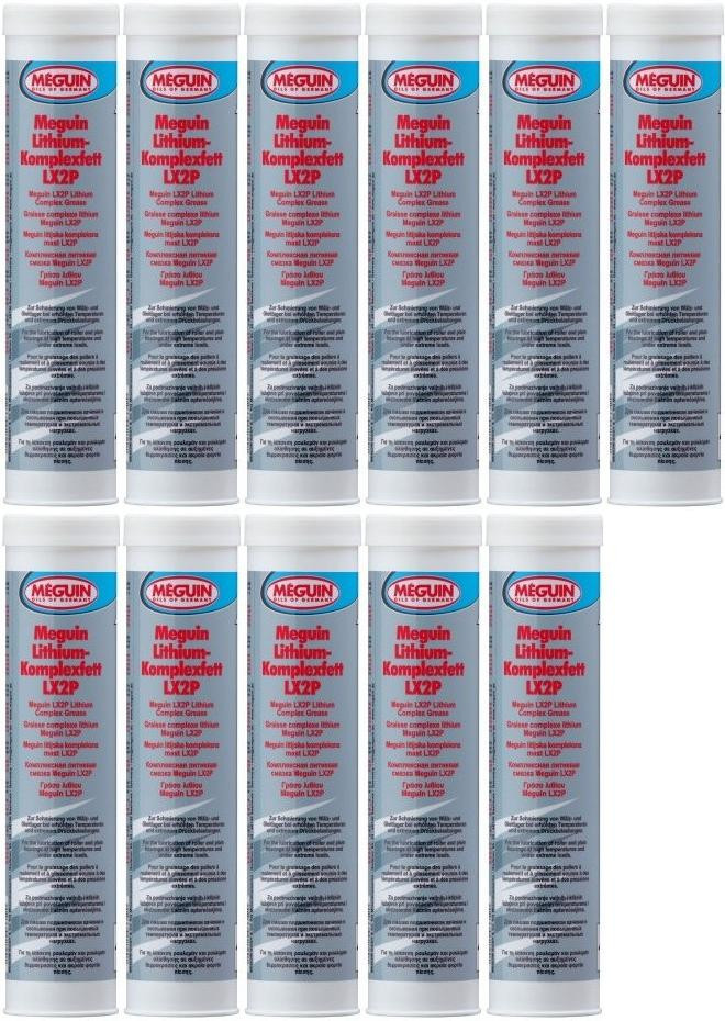 Meguin megol 8645 Meguin megol Lithium-Komplexfett LX2P Kartusche 11x 400 Gramm