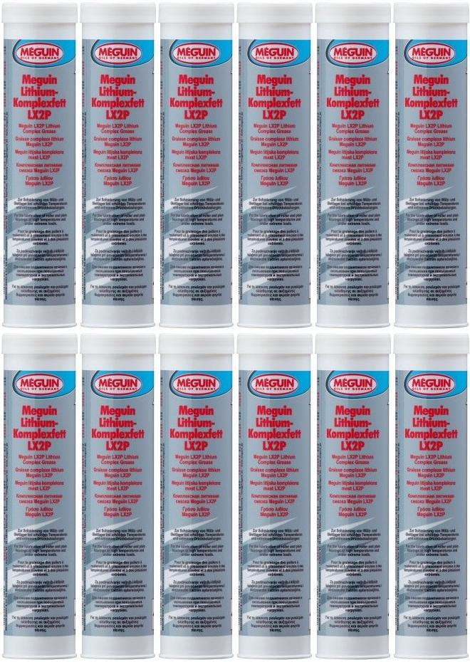 Meguin megol 8645 Meguin megol Lithium-Komplexfett LX2P Kartusche 12x 400 Gramm