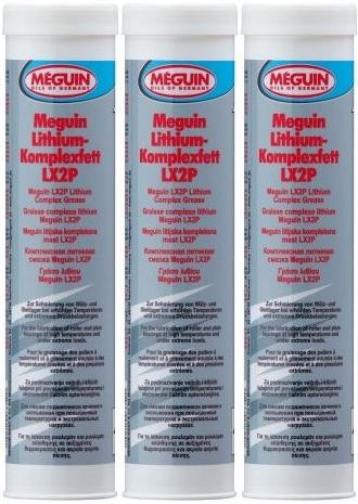 Meguin megol 8645 Meguin megol Lithium-Komplexfett LX2P Kartusche 3x 400 Gramm