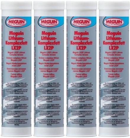 Meguin megol 8645 Meguin megol Lithium-Komplexfett LX2P Kartusche 4x 400 Gramm