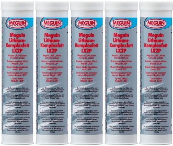 Meguin megol 8645 Meguin megol Lithium-Komplexfett LX2P Kartusche 5x 400 Gramm