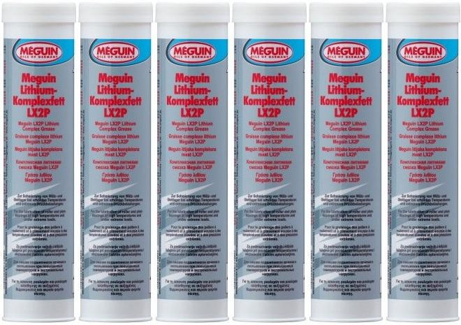 Meguin megol 8645 Meguin megol Lithium-Komplexfett LX2P Kartusche 6x 400 Gramm