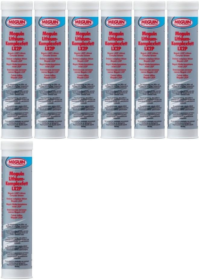 Meguin megol 8645 Meguin megol Lithium-Komplexfett LX2P Kartusche 7x 400 Gramm