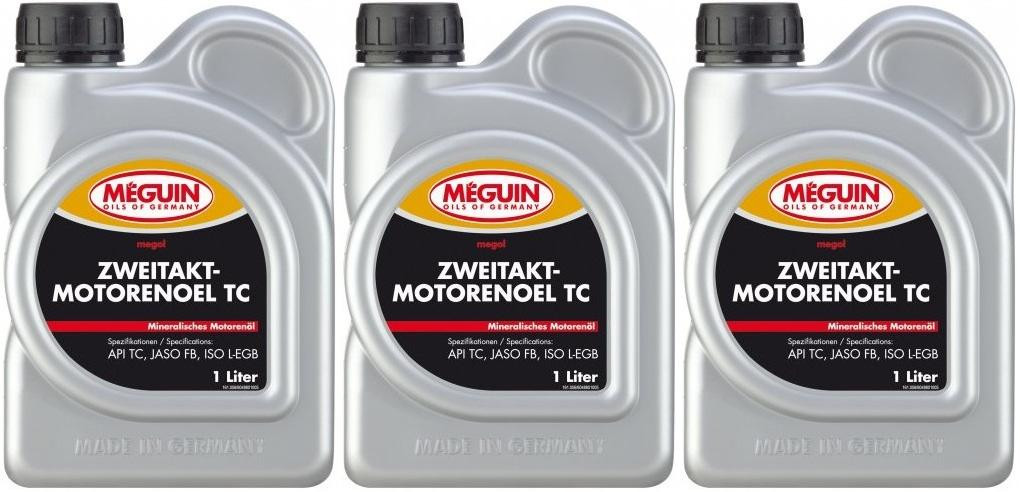 Meguin megol 4880 TC Motorrad Motoröl 3x 1l = 3 Liter