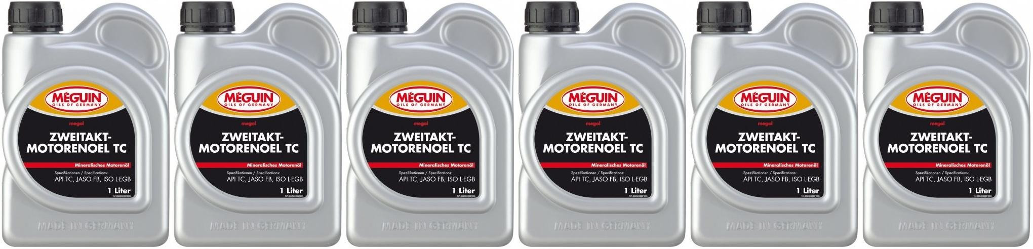 Meguin megol 4880 TC Motorrad Motoröl 6x 1l = 6 Liter