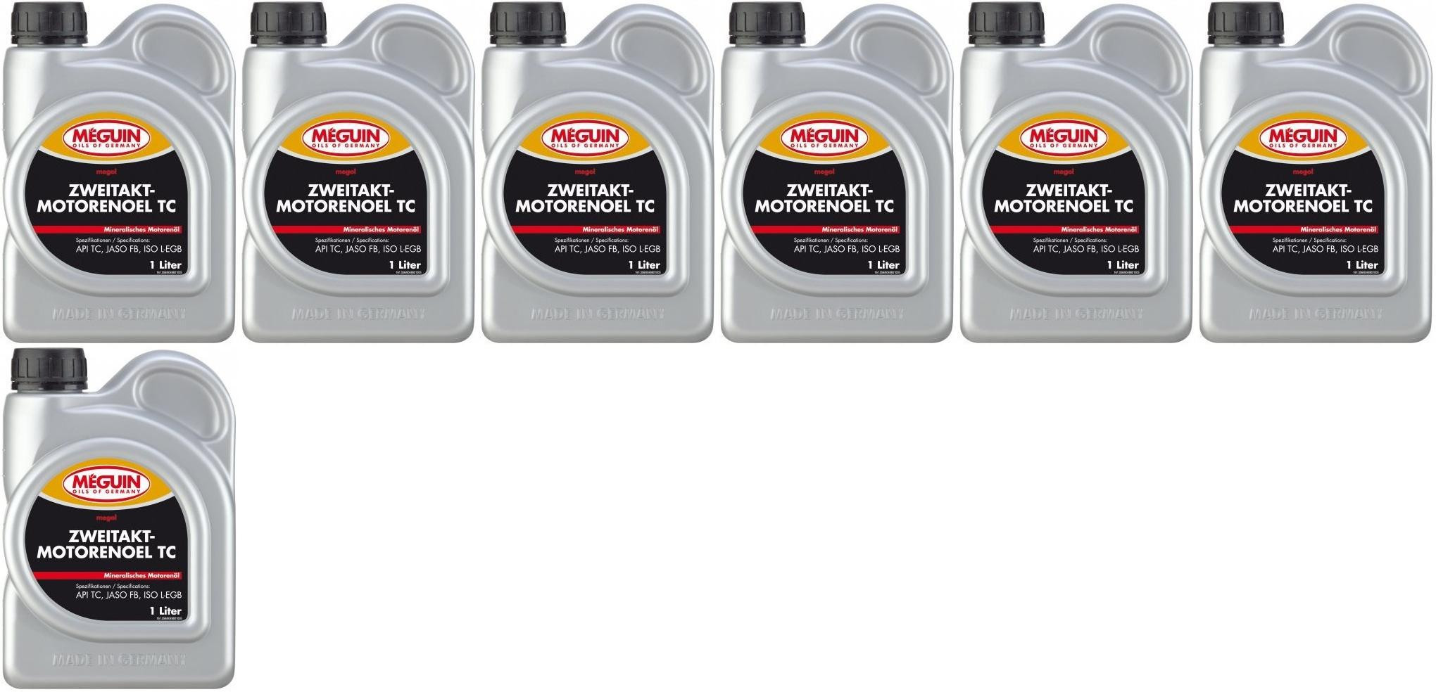 Meguin megol 4880 TC Motorrad Motoröl 7x 1l = 7 Liter