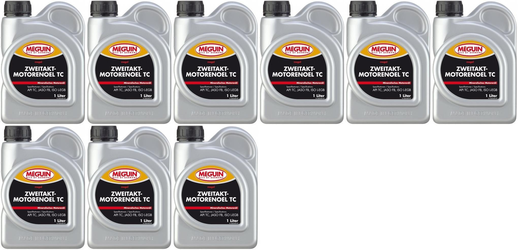 Meguin megol 4880 TC Motorrad Motoröl 9x 1l = 9 Liter