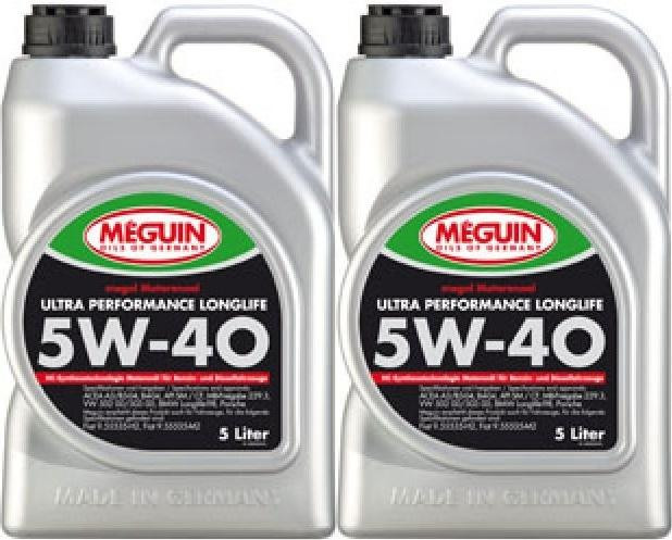 Meguin megol 6328 Motoröl Ultra Performance Longlife SAE 5W-40 2x 5 = 10 Liter